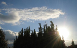 Photo of sun rays and clouds